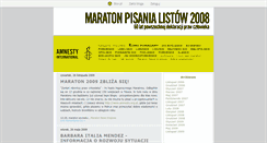 Desktop Screenshot of maratonamnesty.blox.pl