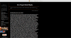 Desktop Screenshot of kspogon.blox.pl