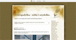 Desktop Screenshot of mojedziergadelka.blox.pl