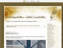 Tablet Screenshot of mojedziergadelka.blox.pl