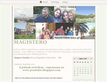 Tablet Screenshot of magistero.blox.pl