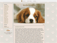 Tablet Screenshot of dorotakowalska.blox.pl