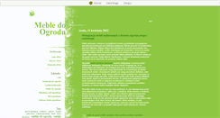 Desktop Screenshot of mebledoogrodu.blox.pl