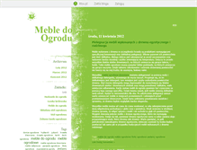 Tablet Screenshot of mebledoogrodu.blox.pl