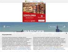 Tablet Screenshot of mojawarszawa.blox.pl