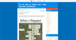 Desktop Screenshot of mojewidzimisie.blox.pl