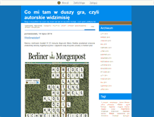 Tablet Screenshot of mojewidzimisie.blox.pl