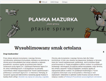 Tablet Screenshot of plamkamazurka.blox.pl