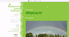 Desktop Screenshot of gminagoleszow.blox.pl