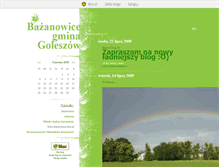 Tablet Screenshot of gminagoleszow.blox.pl