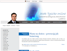 Tablet Screenshot of jacektyszko.blox.pl