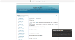 Desktop Screenshot of kyciekycie.blox.pl