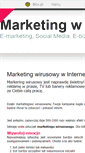 Mobile Screenshot of marketingwinternecie.blox.pl