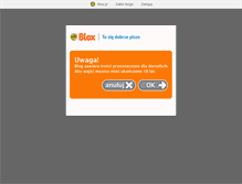 Tablet Screenshot of muchanago.blox.pl