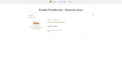 Desktop Screenshot of kamilawroblewska.blox.pl