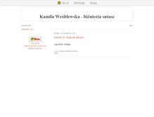 Tablet Screenshot of kamilawroblewska.blox.pl