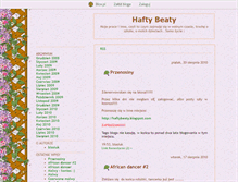 Tablet Screenshot of haftybeaty.blox.pl