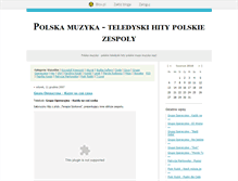 Tablet Screenshot of polskamuzyka.blox.pl