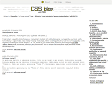 Tablet Screenshot of css.blox.pl