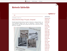Tablet Screenshot of historiekieleckie.blox.pl
