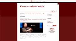 Desktop Screenshot of kresowaakademiasmaku.blox.pl