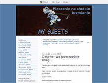 Tablet Screenshot of mysweets.blox.pl