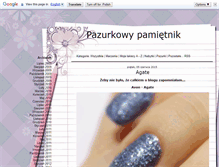 Tablet Screenshot of pazurkowy.blox.pl