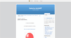 Desktop Screenshot of miniart.blox.pl