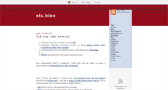 Desktop Screenshot of ols.blox.pl