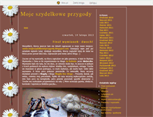 Tablet Screenshot of mojeszydelkoweprzygody.blox.pl