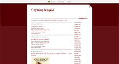 Desktop Screenshot of czytamyksiazki.blox.pl