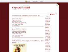 Tablet Screenshot of czytamyksiazki.blox.pl