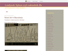 Tablet Screenshot of londynskispleen.blox.pl