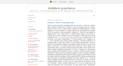 Desktop Screenshot of dzialalnoscgospodarcza.blox.pl