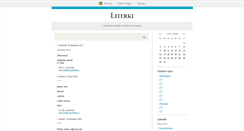 Desktop Screenshot of literki.blox.pl
