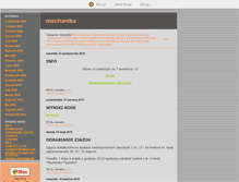 Tablet Screenshot of mechanika.blox.pl