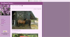 Desktop Screenshot of konie95.blox.pl