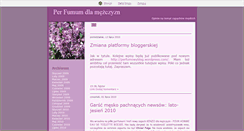 Desktop Screenshot of perfumum.blox.pl