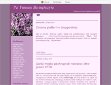 Tablet Screenshot of perfumum.blox.pl