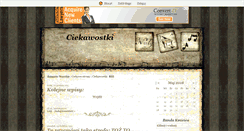 Desktop Screenshot of ciekaweostki.blox.pl