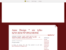 Tablet Screenshot of annedesign.blox.pl