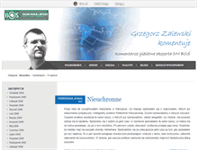 Tablet Screenshot of grzegorzzalewski.blox.pl