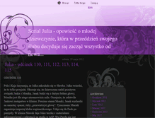 Tablet Screenshot of juliatvn.blox.pl