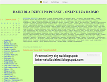 Tablet Screenshot of internetdladzieci.blox.pl