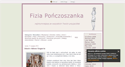 Desktop Screenshot of fiziaponczoszanka.blox.pl