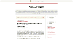 Desktop Screenshot of akcjaforum.blox.pl