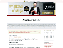 Tablet Screenshot of akcjaforum.blox.pl