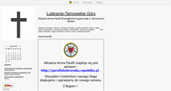 Desktop Screenshot of luteranietarnowskiegory.blox.pl