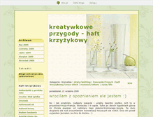 Tablet Screenshot of kreatywkowaprzygoda.blox.pl