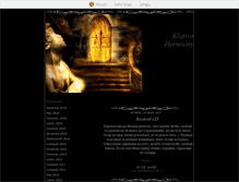 Tablet Screenshot of klatwahermiony.blox.pl